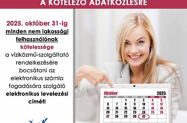 KÖZELEG A HATÁRIDŐ A NEM LAKOSSÁGI FELHASZNÁLÓKNAK A KÖTELEZŐ ADATKÖZLÉSRE